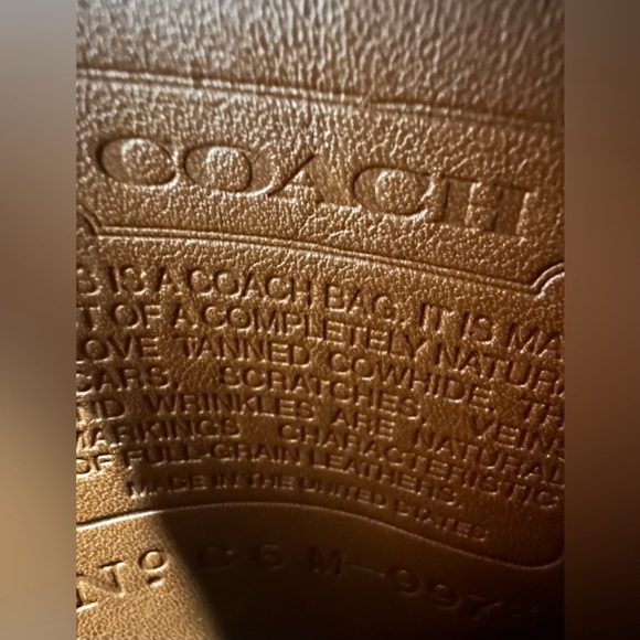 Vintage Coach Camera Bag Brown Leather Crossbody 9973 - Picture 10 of 13